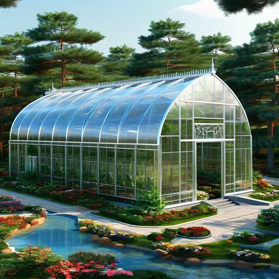 连栋温室工程|智能温室大棚|玻璃温室大棚建造|生态餐厅建造|新型大棚骨架-山东·青州市万红温室园艺工程有限公司